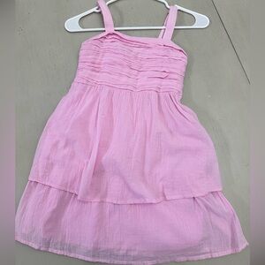 Abercrombie Kids Light Pink Layered Dress with Pockets